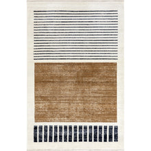 Load image into Gallery viewer, Keeva Modern Striped Fringe Area Rug (Various Sizes)