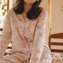 Load image into Gallery viewer, Pink Toile Women Pajamas Set