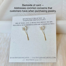 Load image into Gallery viewer, Crystal Flower Hoop Earrings