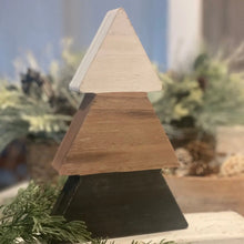 Load image into Gallery viewer, Whitewashed Wood Plank Christmas Tree