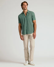 Load image into Gallery viewer, Moss Short Sleeve Linen Shirt