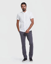 Load image into Gallery viewer, Short Sleeve Button Up Shirt Commuter White