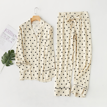 Load image into Gallery viewer, Polka Dot Viscose Pajama Set