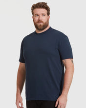 Load image into Gallery viewer, Short Sleeve T-Shirt Crew Neck Navy