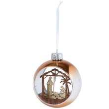 Load image into Gallery viewer, Lighted Nativity Ornament