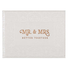 Load image into Gallery viewer, Mr. & Mrs. Medium Wedding Guest Book