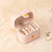 Load image into Gallery viewer, Solid Color Portable Earring Storage Box (Various Colors)