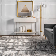 Load image into Gallery viewer, 4x6 Lydia High Low Modern Soft Shaggy Area Rug