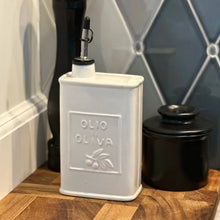 Load image into Gallery viewer, White Ceramic Oil Cruet