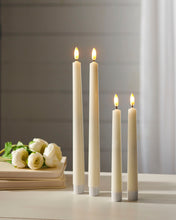 Load image into Gallery viewer, Flameless Ivory Taper Candle 11" (Set of 2)