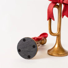 Load image into Gallery viewer, Holiday Bugle Candle Holder (Set of 2)