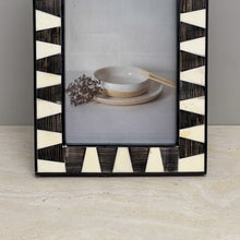 Load image into Gallery viewer, Black Fish Horn & Bone Photo Frame 5x7