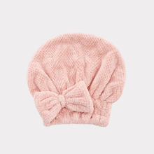 Load image into Gallery viewer, Plush Bow Knot Quick-Dry Hair Towel Wrap (3 Colors)