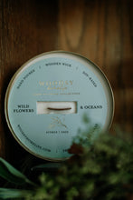 Load image into Gallery viewer, Wild Flowers & Oceans Solid Brass 14oz Soy Candle