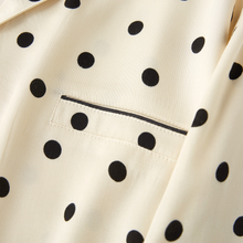 Load image into Gallery viewer, Polka Dot Viscose Pajama Set
