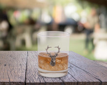 Load image into Gallery viewer, Elk Head Double Old Fashioned Bar Glass