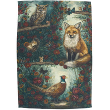 Load image into Gallery viewer, Fall Woodland Kitchen Towel