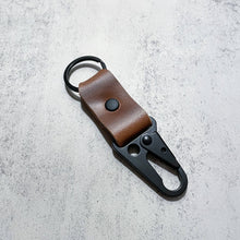 Load image into Gallery viewer, Leather Clip Keychain