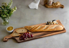 Load image into Gallery viewer, Long Acacia Wood Cutting/ Charcuterie Board