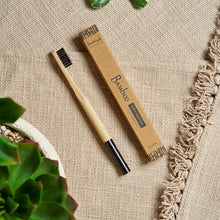 Load image into Gallery viewer, Adult Bamboo Toothbrush (Black)