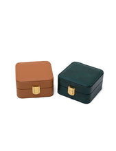 Load image into Gallery viewer, Solid Color Portable Travel Jewelry Case (Various Colors)