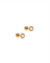Load image into Gallery viewer, Screwback Stud Earrings - Serena Opal