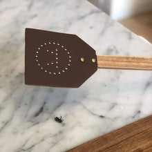 Load image into Gallery viewer, Acacia and Leather Fly Swatter