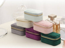 Load image into Gallery viewer, Soft Velvet Solid Color Jewelry Case (Various Colors)