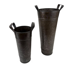 Load image into Gallery viewer, Galvanized Vase Bucket (2 Sizes)