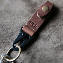 Load image into Gallery viewer, The Henry Fine Leather Keychain | Holtz Leather Co.