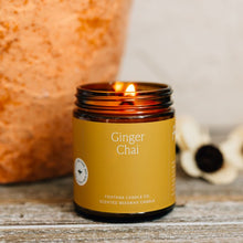 Load image into Gallery viewer, Ginger Chai Essential Oil Beeswax Jar Candle