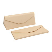 Load image into Gallery viewer, Gold Hard Shell Folding Sunglasses Case
