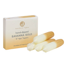 Load image into Gallery viewer, Mindful Moments 4" Tapers 4-Pack | Savanna Gold