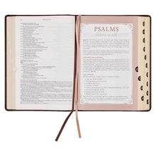 Load image into Gallery viewer, The Spiritual Growth Bible, NLT (Walnut Brown)
