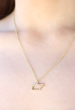 Load image into Gallery viewer, State Necklace - Gold - TENNESSEE