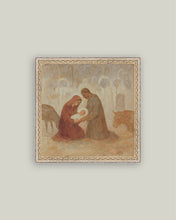 Load image into Gallery viewer, The Birth of Christ Nativity Framed Art (Various Sizes)