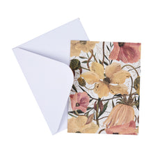 Load image into Gallery viewer, Greens and Flowers Notecards with Envelopes - Set of 16