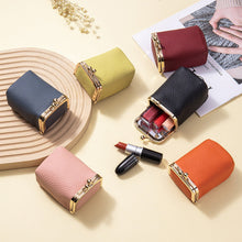 Load image into Gallery viewer, Lipstick Pouch with Mirror (Various Colors)