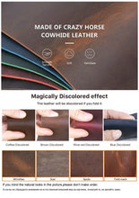 Load image into Gallery viewer, Leather Magnetic Bookmark