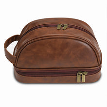 Load image into Gallery viewer, Portable Pu Leather Cosmetic Bag (Various Colors)