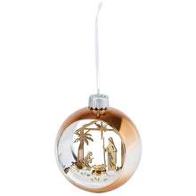 Load image into Gallery viewer, Lighted Nativity Ornament
