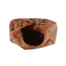 Load image into Gallery viewer, Braided Handle Point Hobo Shoulder Bag