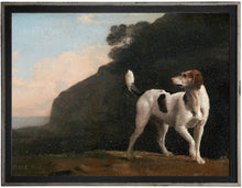 Load image into Gallery viewer, Framed Vintage Oil Painting Reproduction of Hunting Dogs 24x18