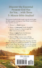 Load image into Gallery viewer, The 5-Minute Bible Study for Men: Pursuing a Life That Matters