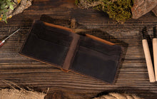 Load image into Gallery viewer, Leather Bifold Wallet