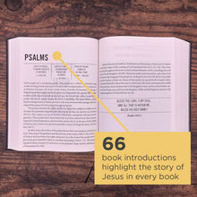Load image into Gallery viewer, The Jesus Bible, ESV Edition, Cloth Over Board, Gray