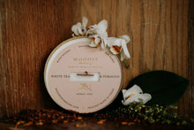 Load image into Gallery viewer, White Tea & Tobacco Solid Brass 14 oz Pure Soy Candle