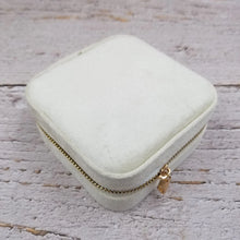 Load image into Gallery viewer, Velvet Jewelry Box with Mirrorr Organizer Box