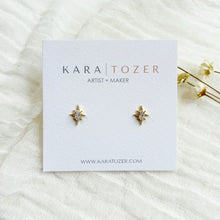 Load image into Gallery viewer, Holiday North Star Studs