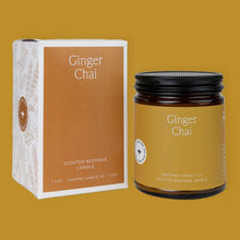 Load image into Gallery viewer, Ginger Chai Essential Oil Beeswax Jar Candle
